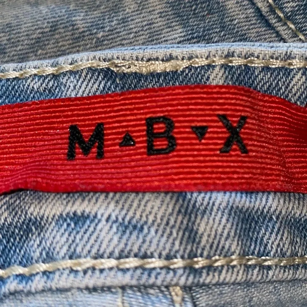 M B X denim slim